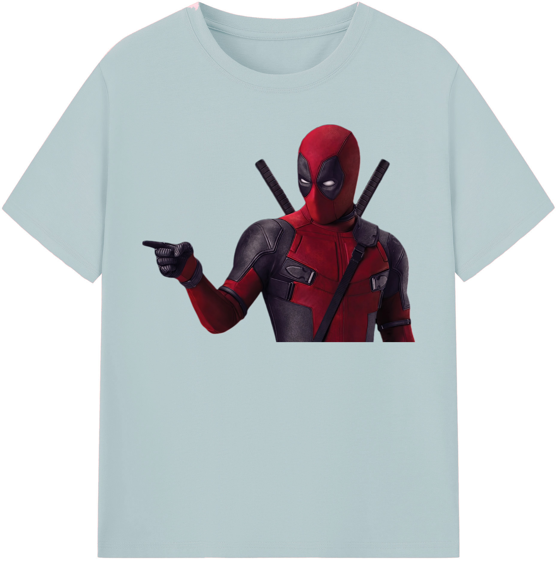 （画像用） Deadpool デッドプール 綿100％半袖Tシャツ（フロントプリント）